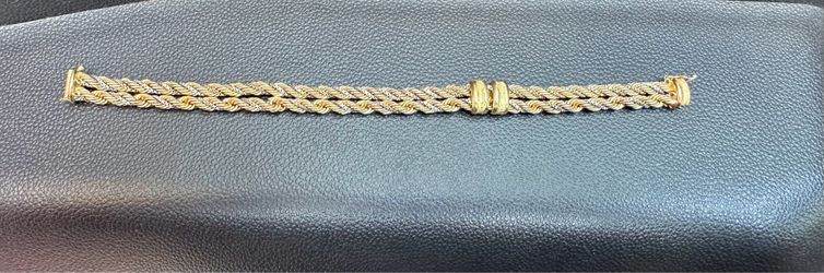 18k Gold Unoaerre Bracelet 21.6 Grams