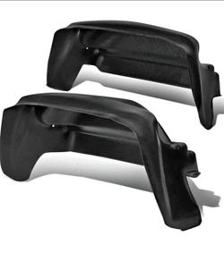 Chevy Silverado & HD GMC Sierra & HD Rear Wheel Well Guards Inner Fender Mud Flaps 07-13