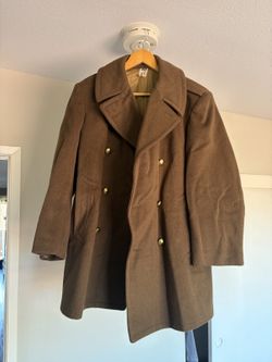Vintage 1975 French Army Wool Greatcoat
