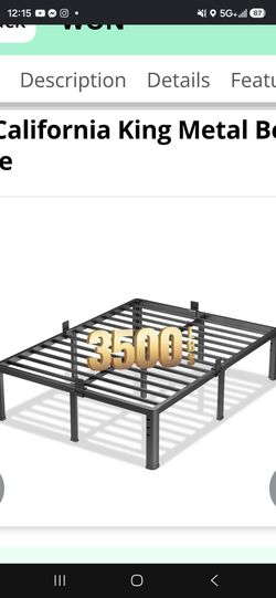 Cali king bed frame