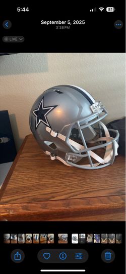 Dallas Cowboys Full-Size Football Helmet