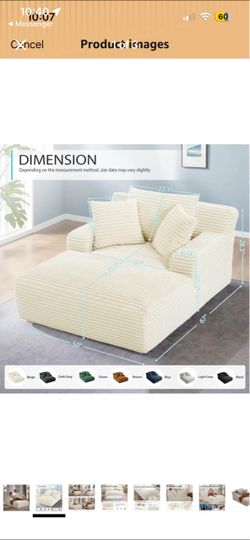 White Lounge Couch