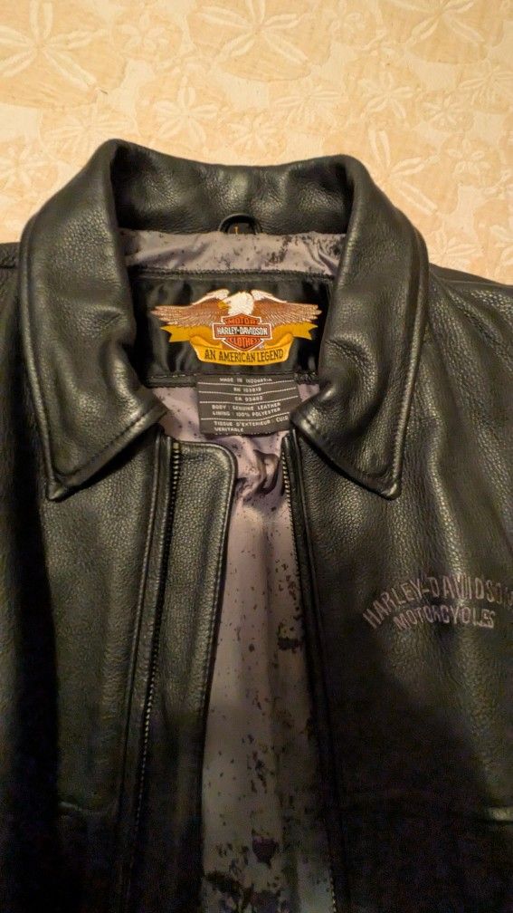 Harley Davidson Leather Jacket Vintage
