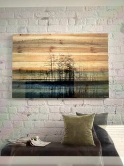 Tree Isle on Wood