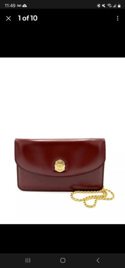CELINE Emblem Blason Chain Pochette Mini Bag Shoulder Bag vintage