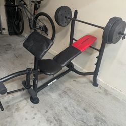 Weight Bench With 80lb