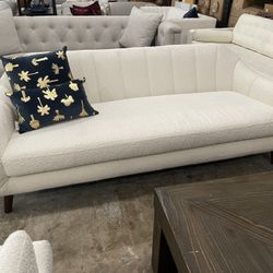 Beautiful Boucle Sofa Delivery Available