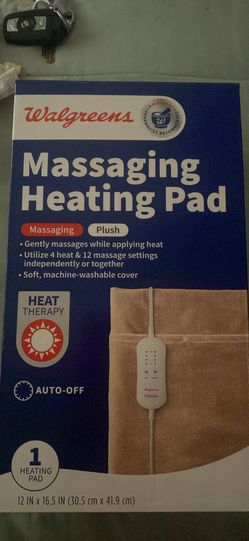 Massaging heating pad