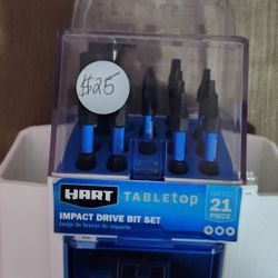 Hart 21pc Impact Driver Bit Set