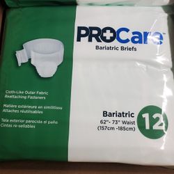 Brand New PRO care Bariatric Adult Diapers- 3 Boxes