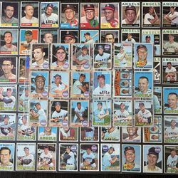 72 Anaheim Angels Vintage Baseball Cards 1(contact info removed) Various Conditions 