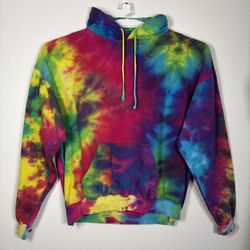 Tie Dye Clothing Co. XL Rainbow Hoodie Sweater