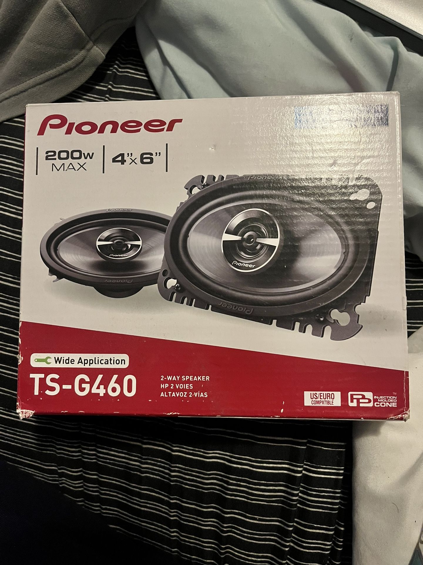 Pioneer TS-G460 4”x6” 2 way speakers brand new never used