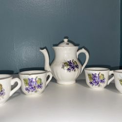 Mini ceramic tea set 