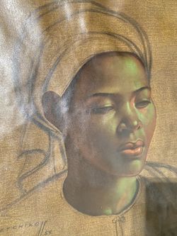1959 Basuto Girl Known As Lesotho By Tretchikoff