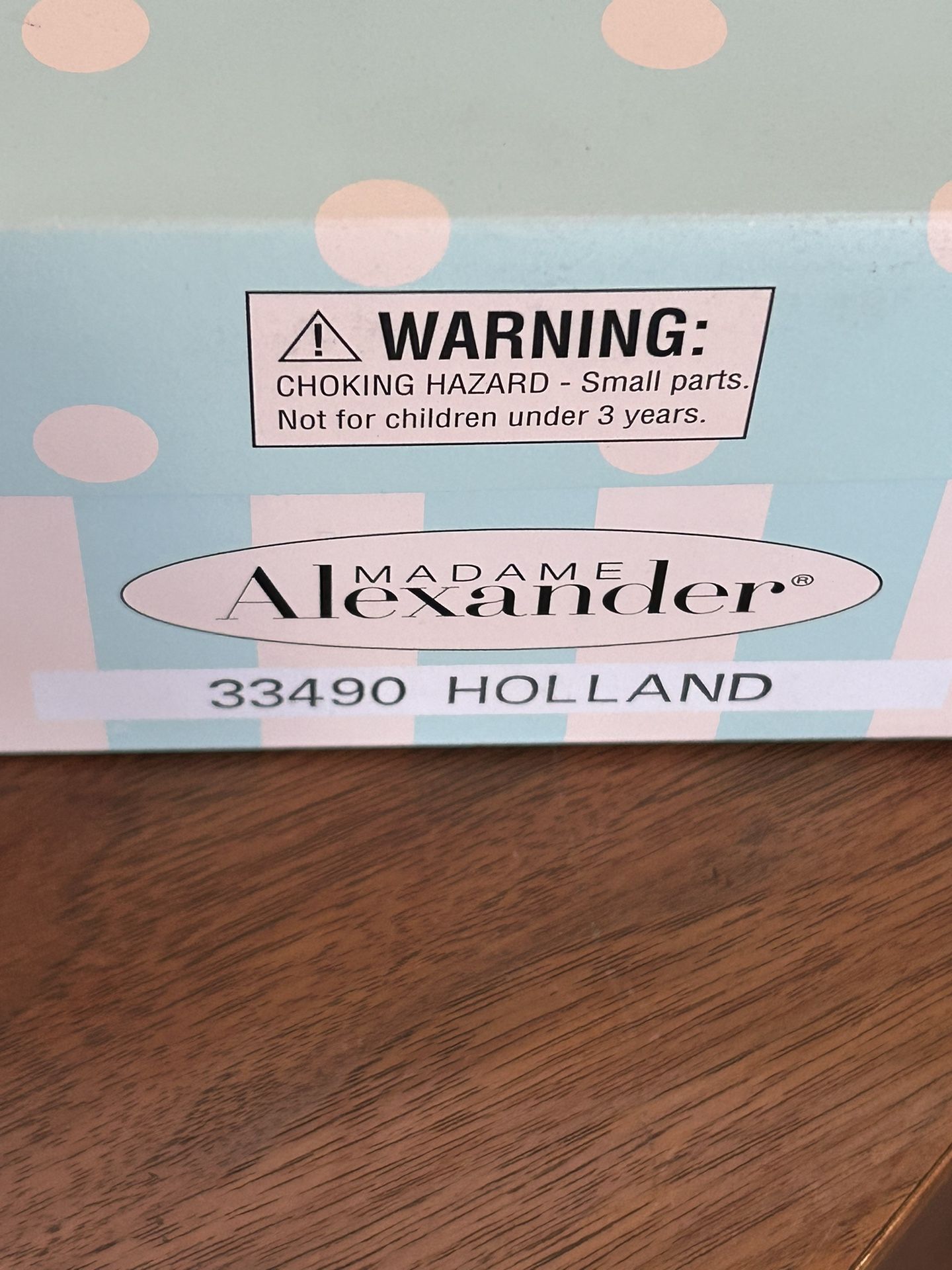 Madame Alexander Dolls - Holland - Box Only With Spoon