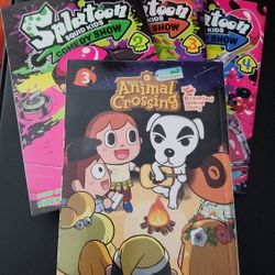 Animal Crossing Deserted Island Diary Book 3 - Splatoon Squid Kids Comedy Show Books 2, 3, and 4 Nintendo Viz Media