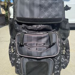 Boomba Hybrid Rolling Baseball Bag