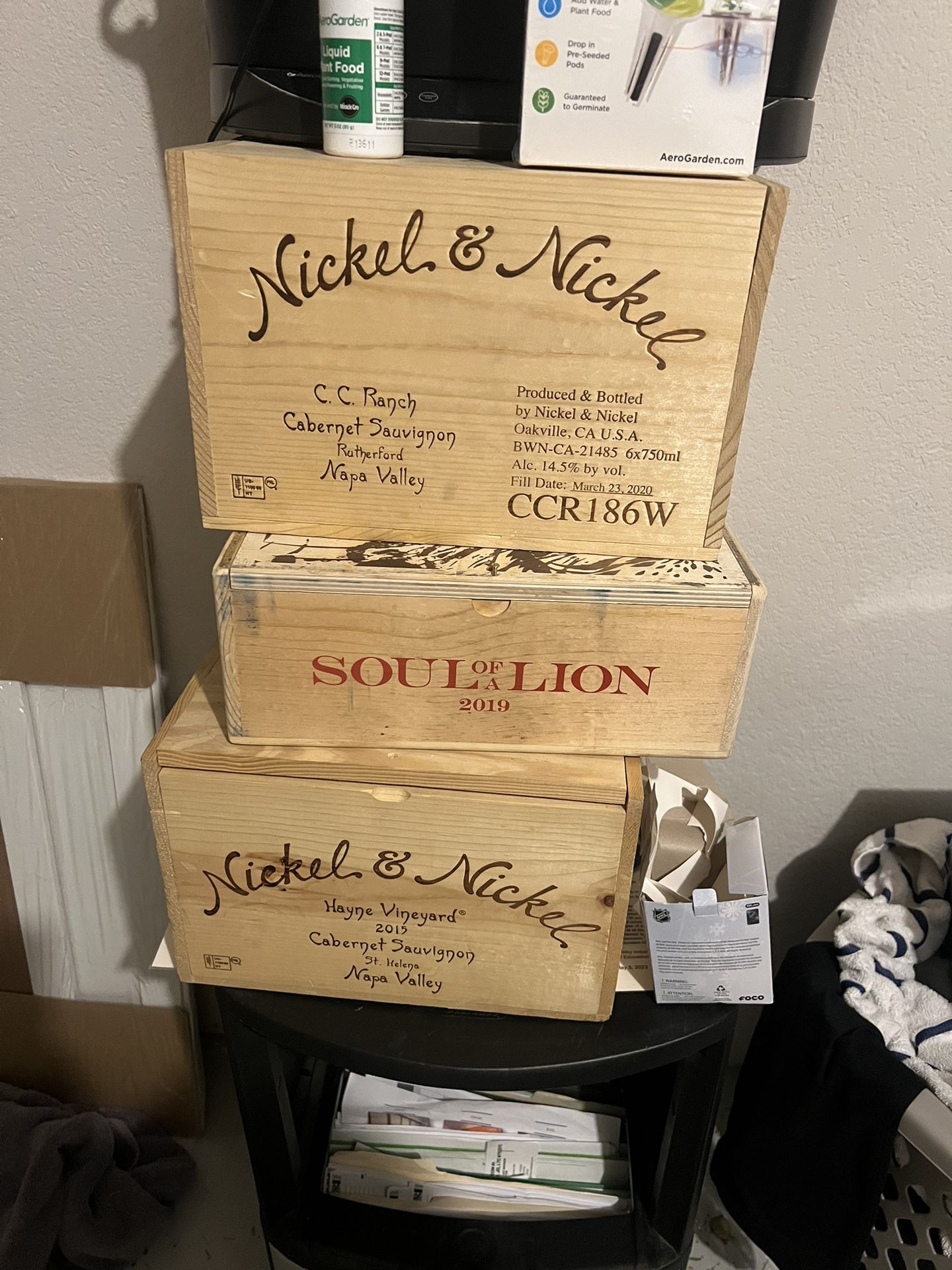 Selling Misc Wine Crates