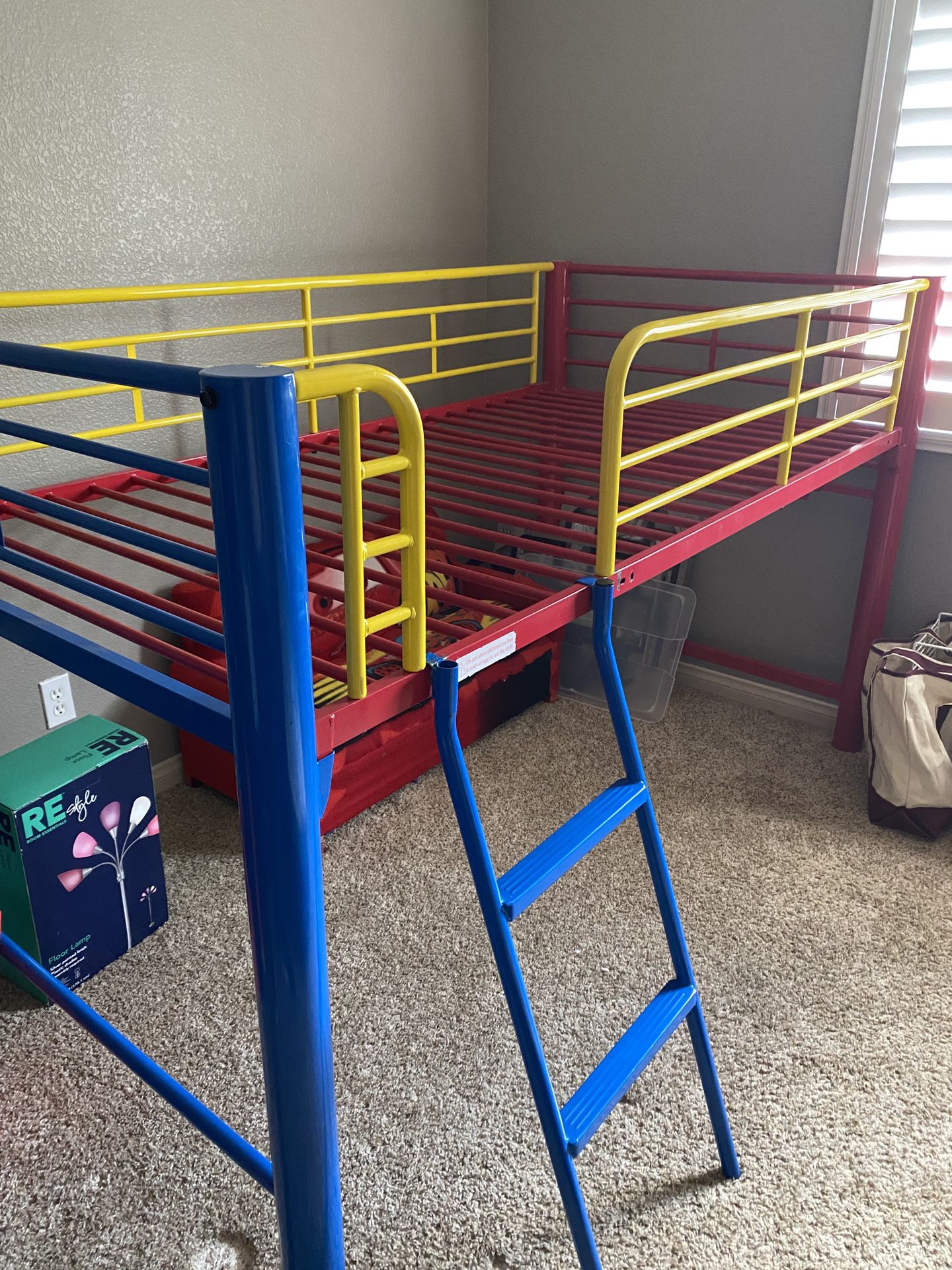 Twin sized bunk bed
