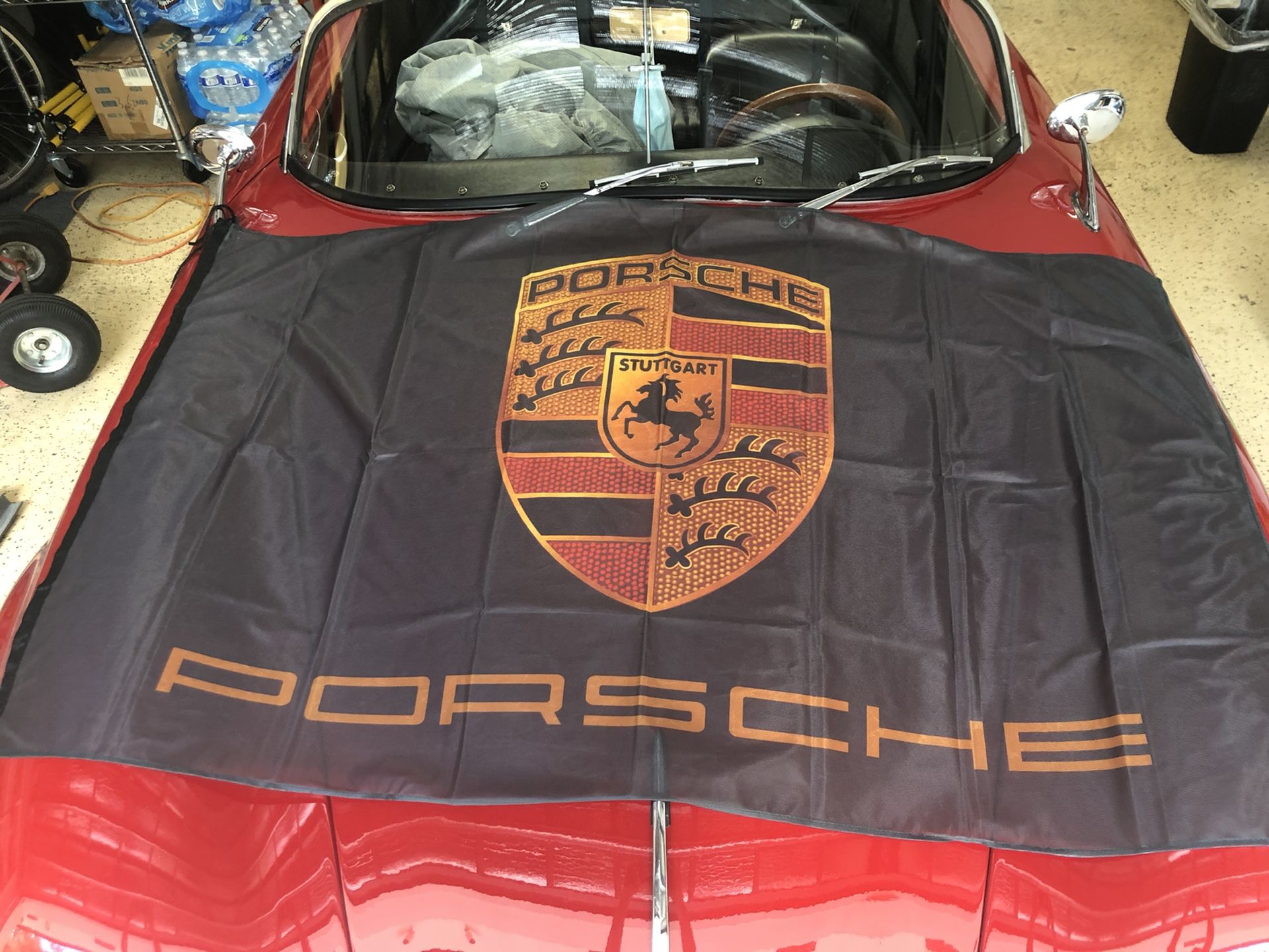 Porsche flag / banner - large 3’ x 5’