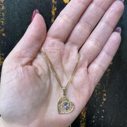 10k And 14k CHAIN AND CHARM L