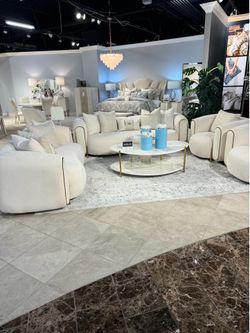Modern Elegant Sofa Set - LivingRoom Furniture - $0 Down - 0% Interest - SAME DAY DELIVERY 🚚