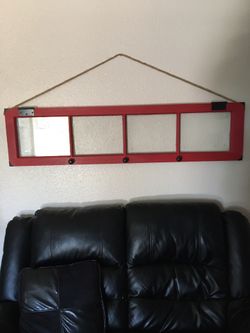 Hanging Window Frame with Glass
