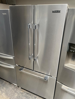 Viking French Door Refrigerator, Stainless Steel, Internal Ice Maker