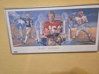 Joe Montana Lithograph