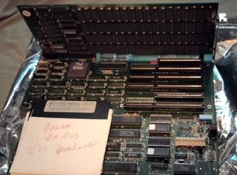 Vintage Computer Intel 386 Micronics late 1980's motherboard