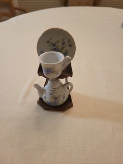 Miniature Porcelain Tea Set