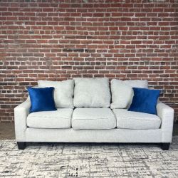 Delivery Available Light gray sofa couch