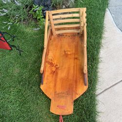 Mountain Boy Child Pull Sled