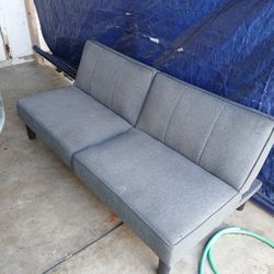 2 Grey Futon Couches