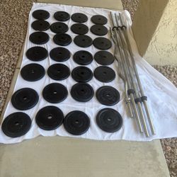 Standard Weight and Bars (read details)
