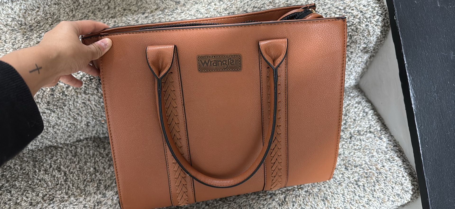 wrangler brown purse