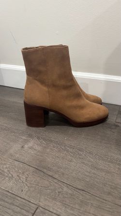 J.Crew  Sueded Platform Boots in Sienna Size 10 BT278