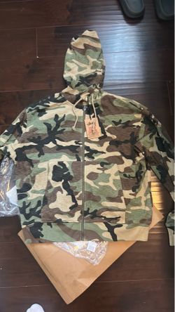 Stussy camo zip up