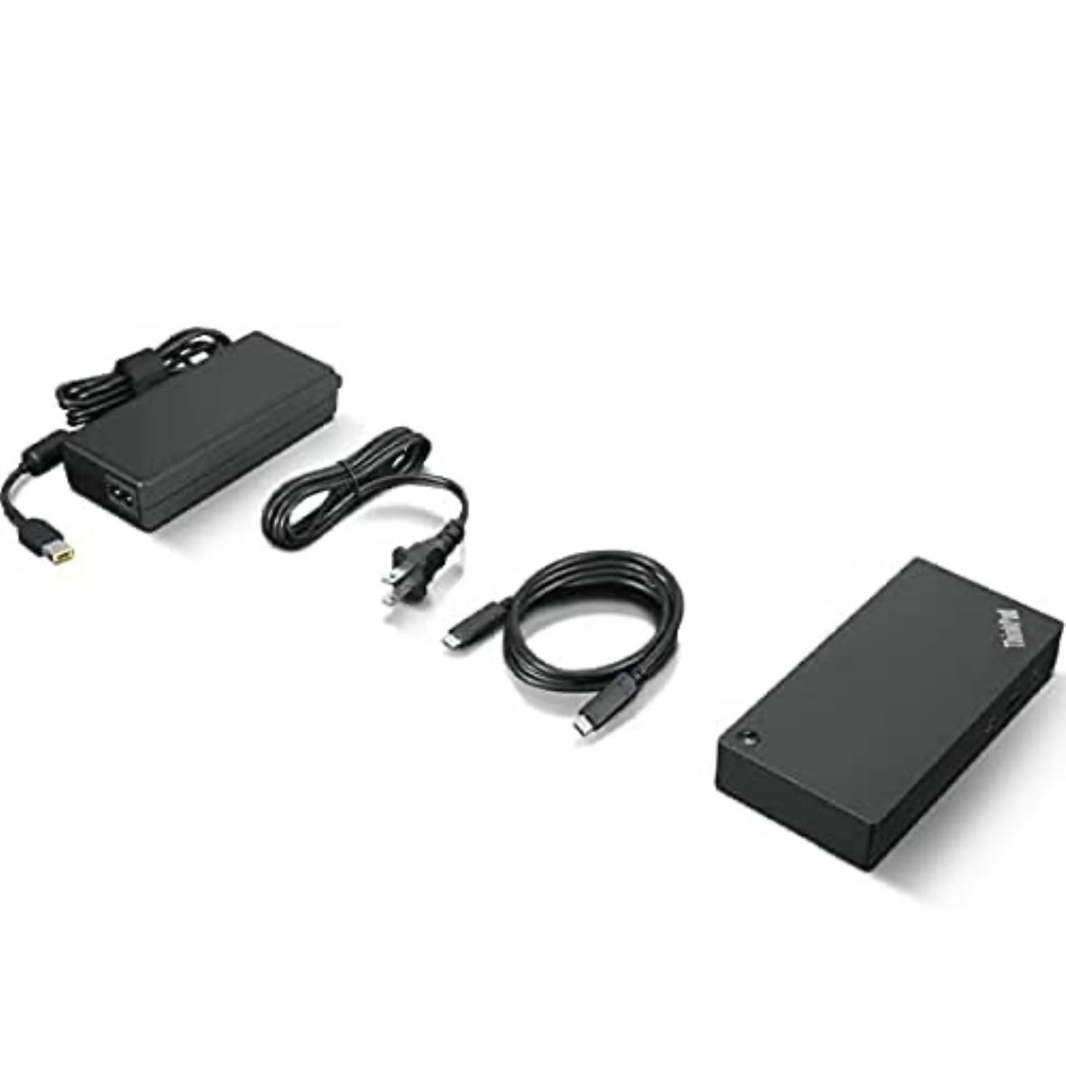 Lenovo ThinkPad USB Type-C Dock Gen 2 with cables. Multiple monitors and phone etc docking station