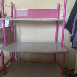 3 Tier Shelf Pink 