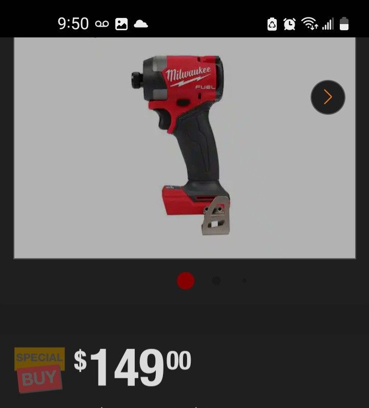 Milwaukee M18 Impact 1/4 Hex (New Generation)