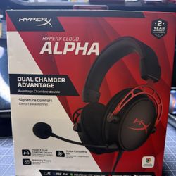 NEW HyperX Cloud Alpha Gaming Headset PS5 Xbox PC 🎧 