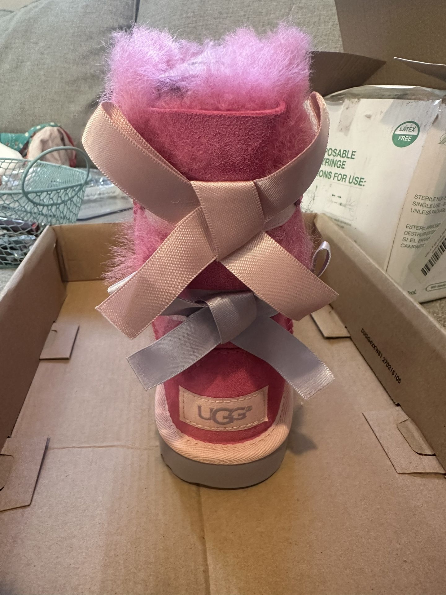 New UGG Boots Pink Kids 11