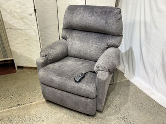 BEST HOME FURNISHINGS Power Recliner in Plush Slate Grey