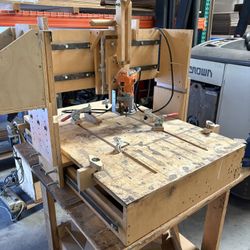 Homemade 3d Router Table (3 Axis) Including Ridgid Router