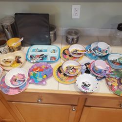 45pc Mostly Disney Toddler Feeding Lot