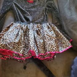 Kitty Costume With Ears,bowtie And Attached Tail