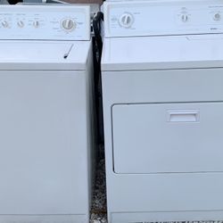 Kenmore  Washer And Dryer Set White Working Perfectly Fine Kenmore 