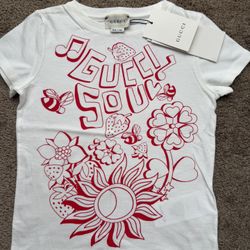 Authentic Gucci Girls t-shirt Size 6